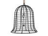 pc. 1 metal bell/hanging black 18x19,5 cm