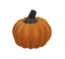 8 flock pumpkins orange Ø 5x5.5 cm