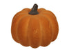 4 flock pumpkins orange Ø 9x8 cm