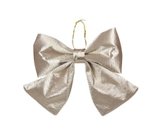 pc. 1 fabric bow d. Gold 22x19 cm