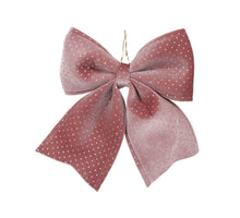 pc. 1 fabric bow pink 38x33 cm
