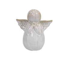 pc. 1 porcelain angel white 14 cm