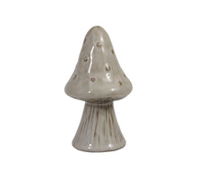 pc. 1 stoneware mushroom cream Ø 8.5x15 cm