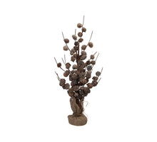 pc. 1 cone tree/standing white wash 22x52 cm