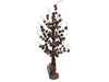 pc. 1 cone tree/standing white wash 22x67 cm