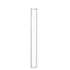 set 12 Glass tube flat bottom Ø2 h.19 cm
