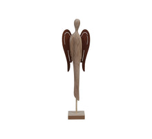 pb. 1 wooden angel/standing natural 46,5 cm