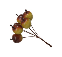 pb. 6 bundles apples/wire (6) green Ø2 cm