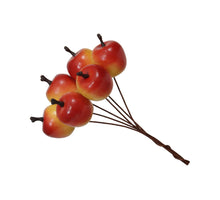 pb. 6 bundles apples/wire (6) yellow Ø2 cm