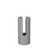 Cement and glass flower vase Ø6 h.13.5 cm