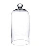Big glass dome with knob Ø18.2 h.40 cm