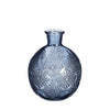 Bologna bottle h.12 Ø9.5 dark blue