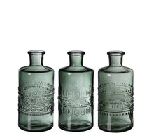 Porto fles Ø7,5 h.14,5 cm donkergroen