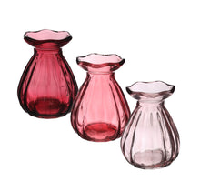 Fleur vase Ø7 h.9 cm pink 3 assorti