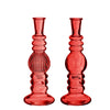 Florence vase candle h.23 Ø8.5 red 2 ass.