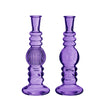 Florence vase candle  h.23 Ø8,5 purple  2 ass.