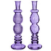 Florence vase candle  h.28 Ø9 purple  2 ass.