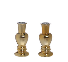 Venice kaarsenhouder h.11,3 Ø5 goud  2 ass