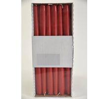 Kandelaarkaars 30 cm rood doos a 12
