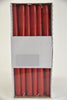 Kandelaarkaars 30 cm rood doos a 12