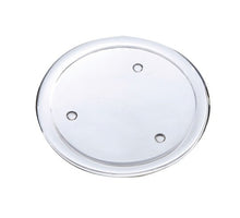Candle holder glass plate D14 H1.7cm clear