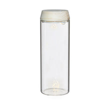 Ø8 h.23 cm LED lamp vase w. led in top