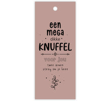 Pakje a 12 kadokaartjes PIP - Een mega dikke knuffel