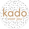 Rol 500 etiketten ''Kado voor jou'' Ø35mm