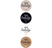 Rol 500 etiketten ''Een kadootje voor jou'' Ø35mm Combi
