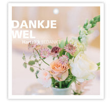 Pakje a 12 kadokaartjes Basics Dankjewel