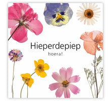 Pakje a 12 kadokaartjes Le Jardin Hieperdepiep hoera!