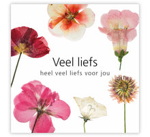Pakje a 12 kadokaartjes Le Jardin Veel liefs heel veel liefs
