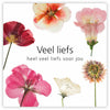 Pakje a 12 kadokaartjes Le Jardin Veel liefs heel veel liefs