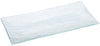 Glazen bord rechthoek geribbeld helder 16x8x1,2cm