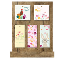 Display met 60 kadokaartjes in 5 motieven ''Pasen''