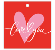 Pakje a 12 Kadokaartjes Gelegenheid Love you
