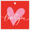 Pakje a 12 Kadokaartjes Gelegenheid Love you