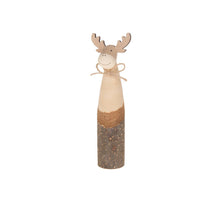 Wooden deer 6x4.5x19.3cm Natural