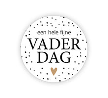 Rol 500 etiketten ''Een hele fijne vaderdag'' Ø35mm