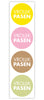 Roll of 500 labels "Happy Easter" Ø35mm Combi