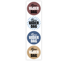 Rol 500 etiketten ''Fijne Vaderdag'' Ø35mm Combi