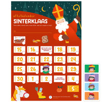 Aftelkalender sinterklaas - PER STUK
