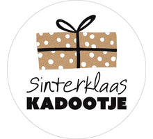 Rol 500 etiketten ''Sinterklaas kadootje'' Ø35mm