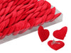 cb. 72 heart w/clips red 4,5x4,5 cm