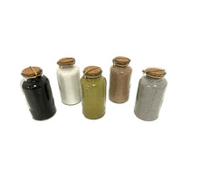 Fles met Zand 1kg mix kleur Ø8x16cm