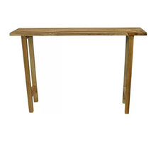 Side table teak wood 118x28x78cm KD FSC100%