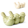 Figurine Birds ceramic crackle 19.5x13x8.5 cm 2 assorted