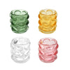 Theelicht houder D8,2 H9cm 4 assortie