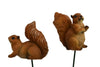 SQUIRREL ON STICK 2 ASS 10X5X28 CM