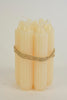 Set 7 pencil taper candle h. 11cm creme